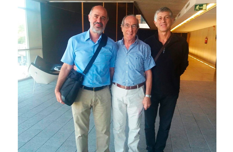 Con los compositores José Susi y Alejandro Moreno