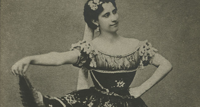  Pauleta Pàmies en sus primeros años. 1870 ca. Archivo
                              MAE-Institut del Teatre. Autor: M. Sala