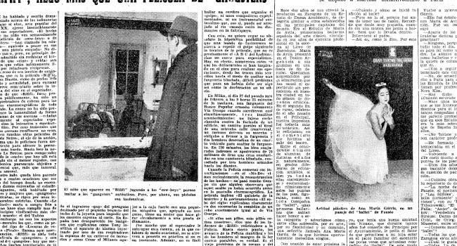 Pablo Cistue de Castro, “Ana María Górriz”, <em> Heraldo de Aragón</em>, 22 de junio de 1958
